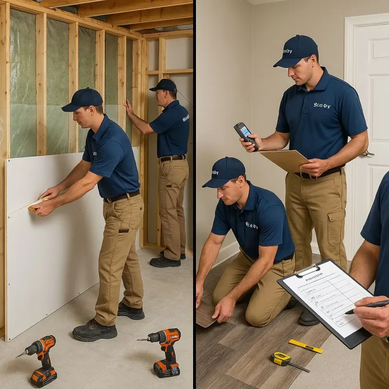 Repairs and Reconstruction process in Wauna, WA